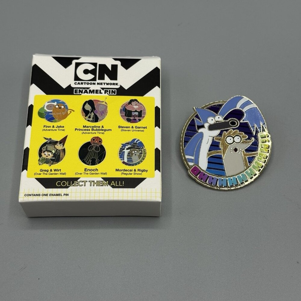 Cartoon Network Blind Pin Regular Show MORDECAI & RIGBY New Open Box